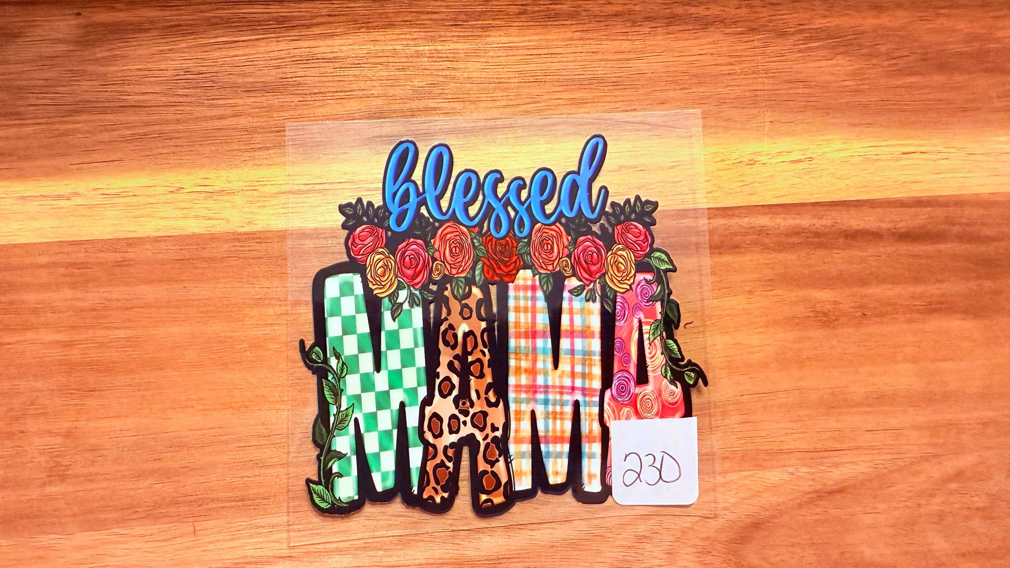 #230 Bless Mama all prints K's Krafty Barn