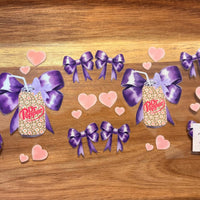 #317 Dr Pepper with purple bows K's Krafty Barn