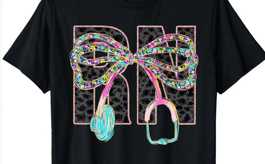 RN stethoscope bow K's Crafty Vibes Co.