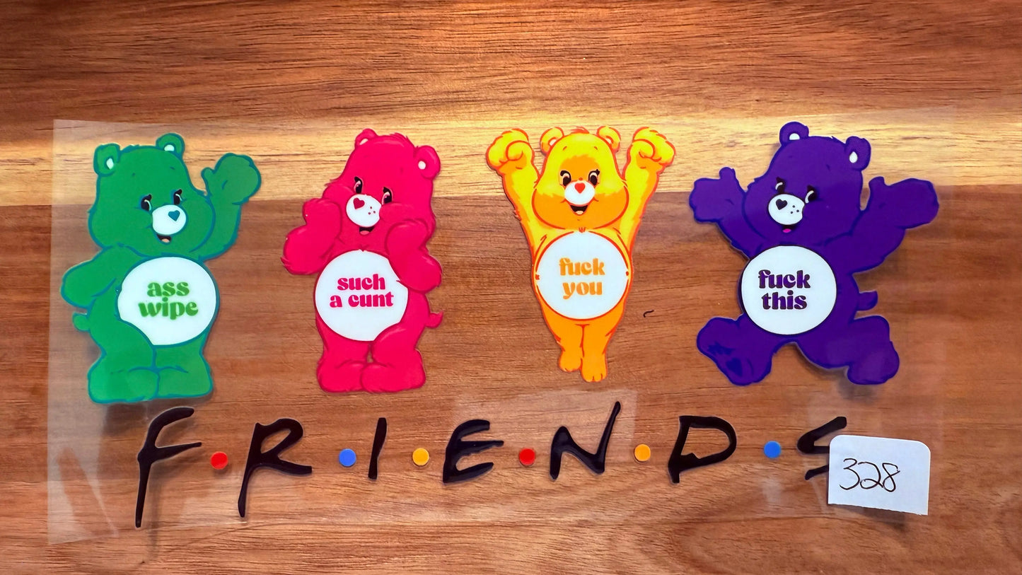 #328 Care Bear- A$$ wipe K's Krafty Barn