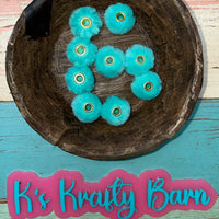 20mm Fluffy Spacers for beadable items-10 pack K's Krafty Barn