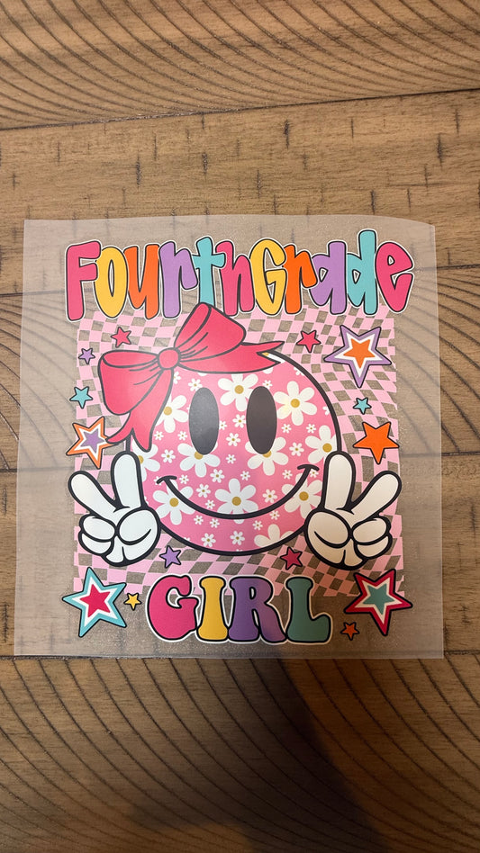 Fourth grade girl