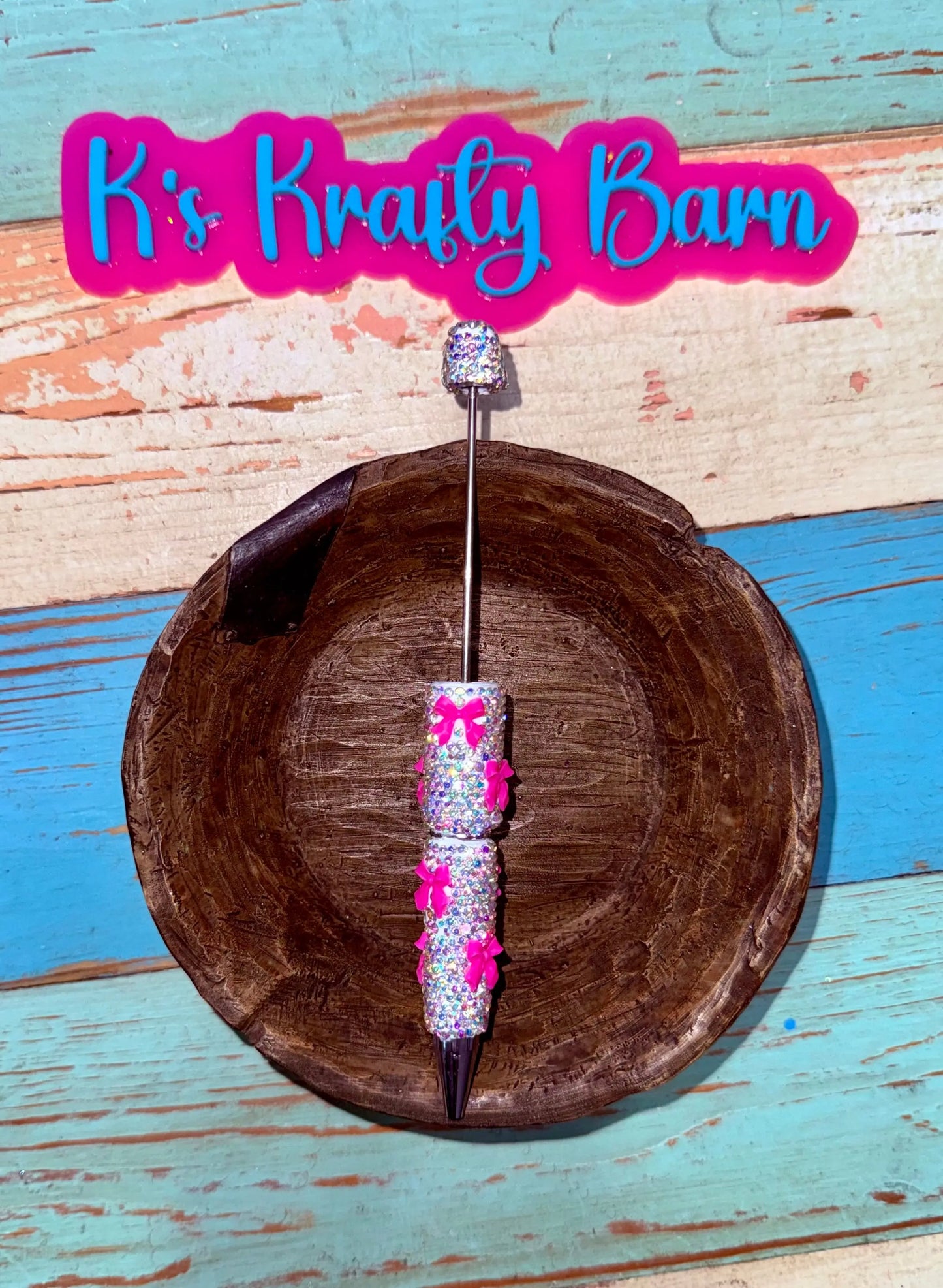 Beadable Pens-Rhinestone Super Blingy “Fancy” K's Krafty Barn
