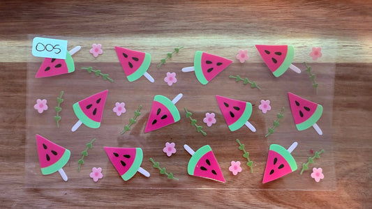 #5 Waterelons with pink flowers K's Krafty Barn