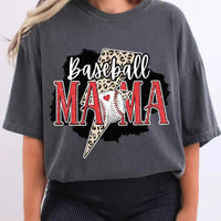 Baseball Mama Lightning Shirt | Baseball Mom Game Day Tee K's Krafty Barn