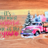 #713 Pink Truck K's Krafty Barn