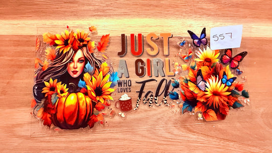 #557 Just A Girl Who Loves Fall K's Krafty Barn