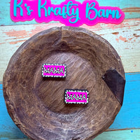 Silicone Focal Bead- Mama Cowprint K's Krafty Barn