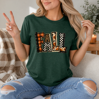 Fall Patchwork Premium Graphic Tee