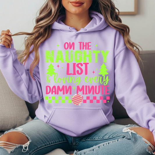 Naughty List Premium Graphic Hoodie