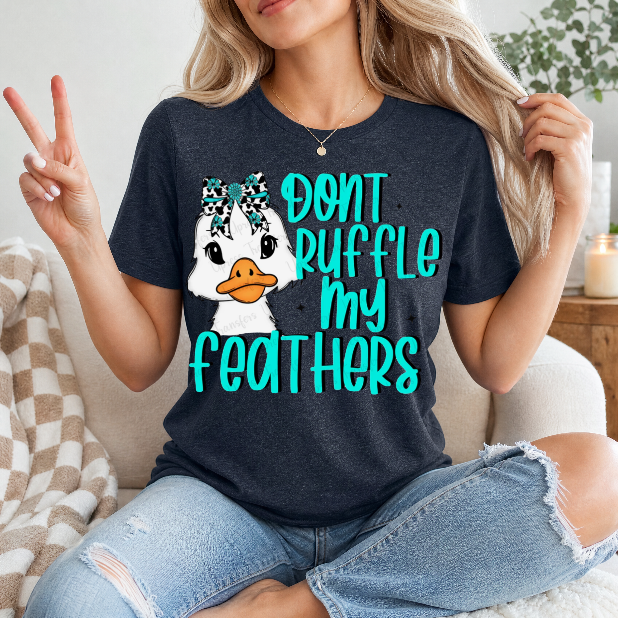 Don't Ruffle My Feathers Premium Graphic Tee