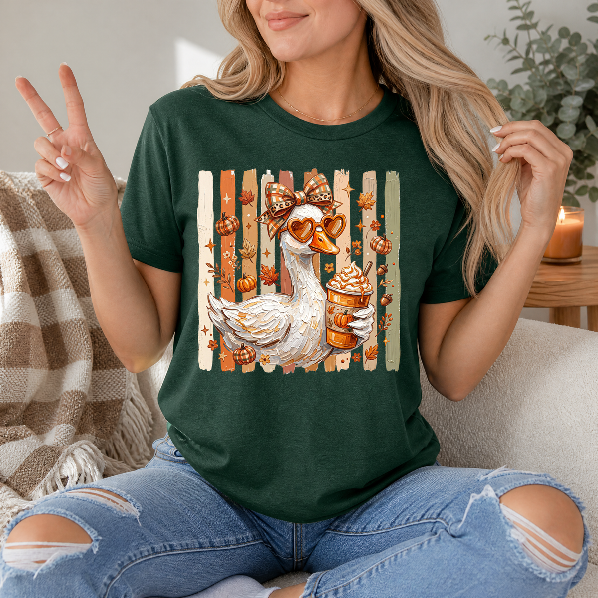 Pumpkin Spice Goose Premium Graphic Tee