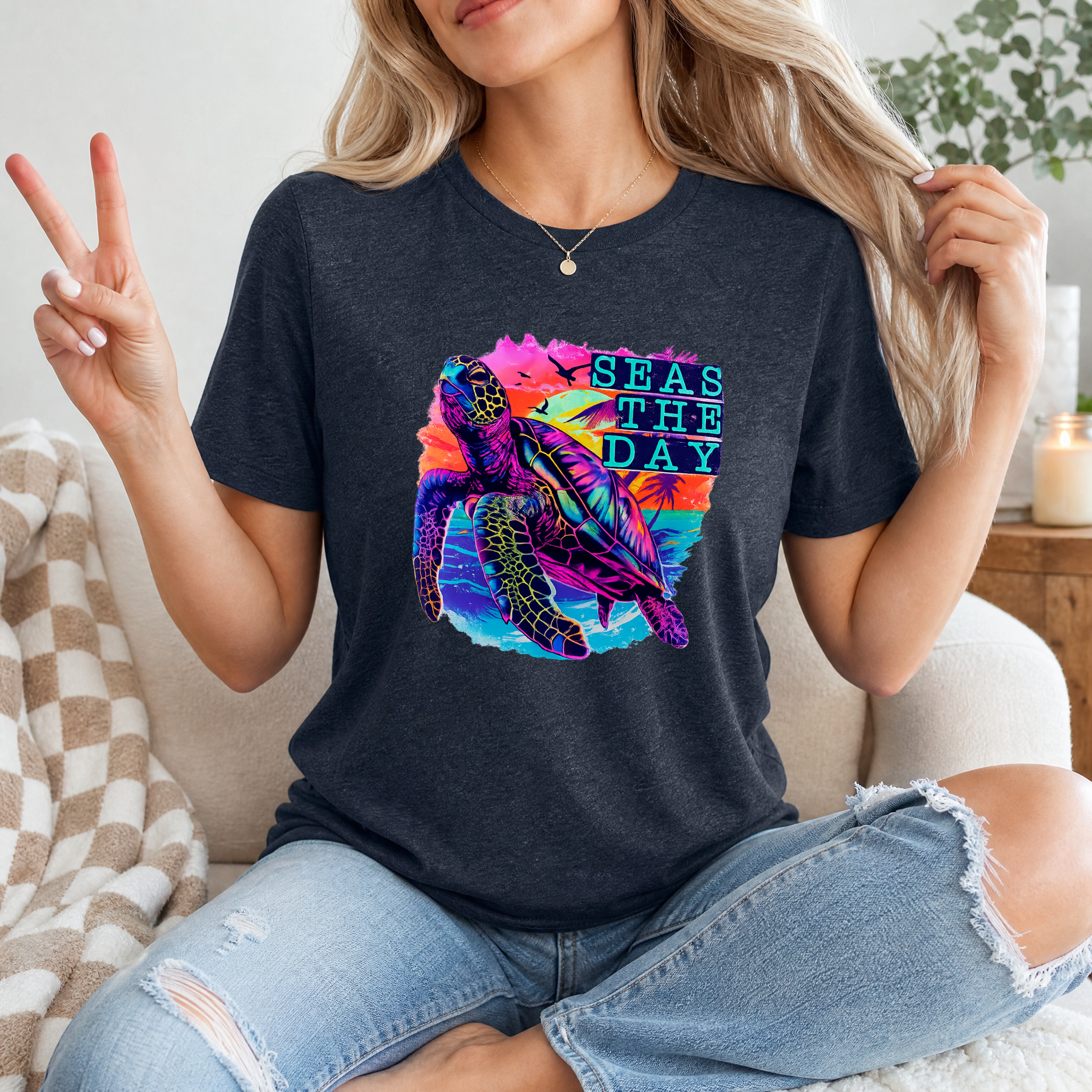 Seas The Day Premium Graphic Tee
