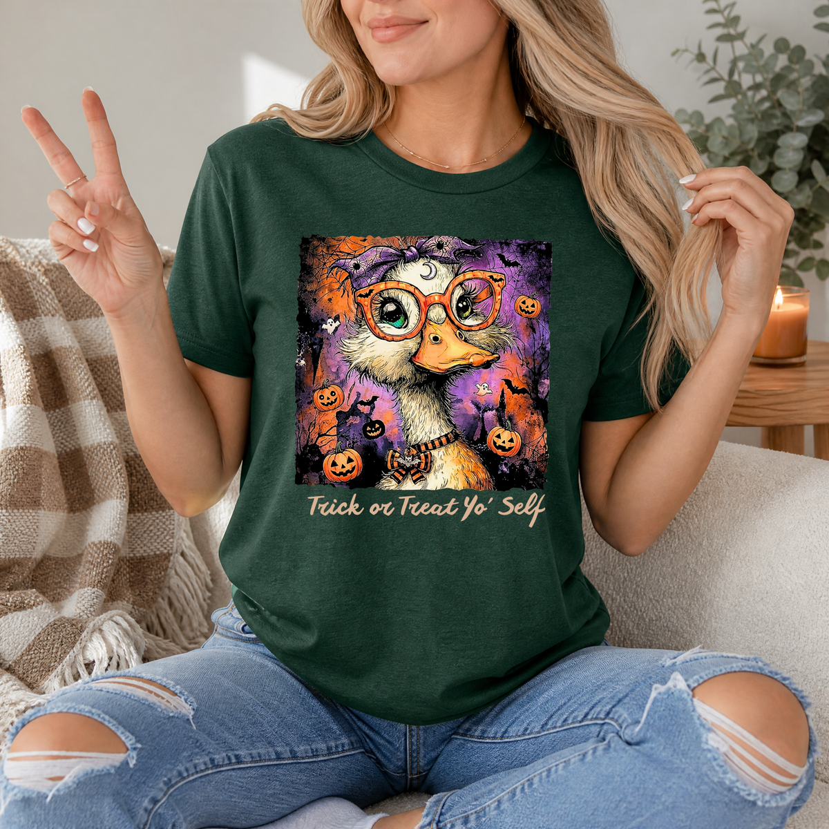 Trick or Treat Yo' Self Premium Graphic Tee
