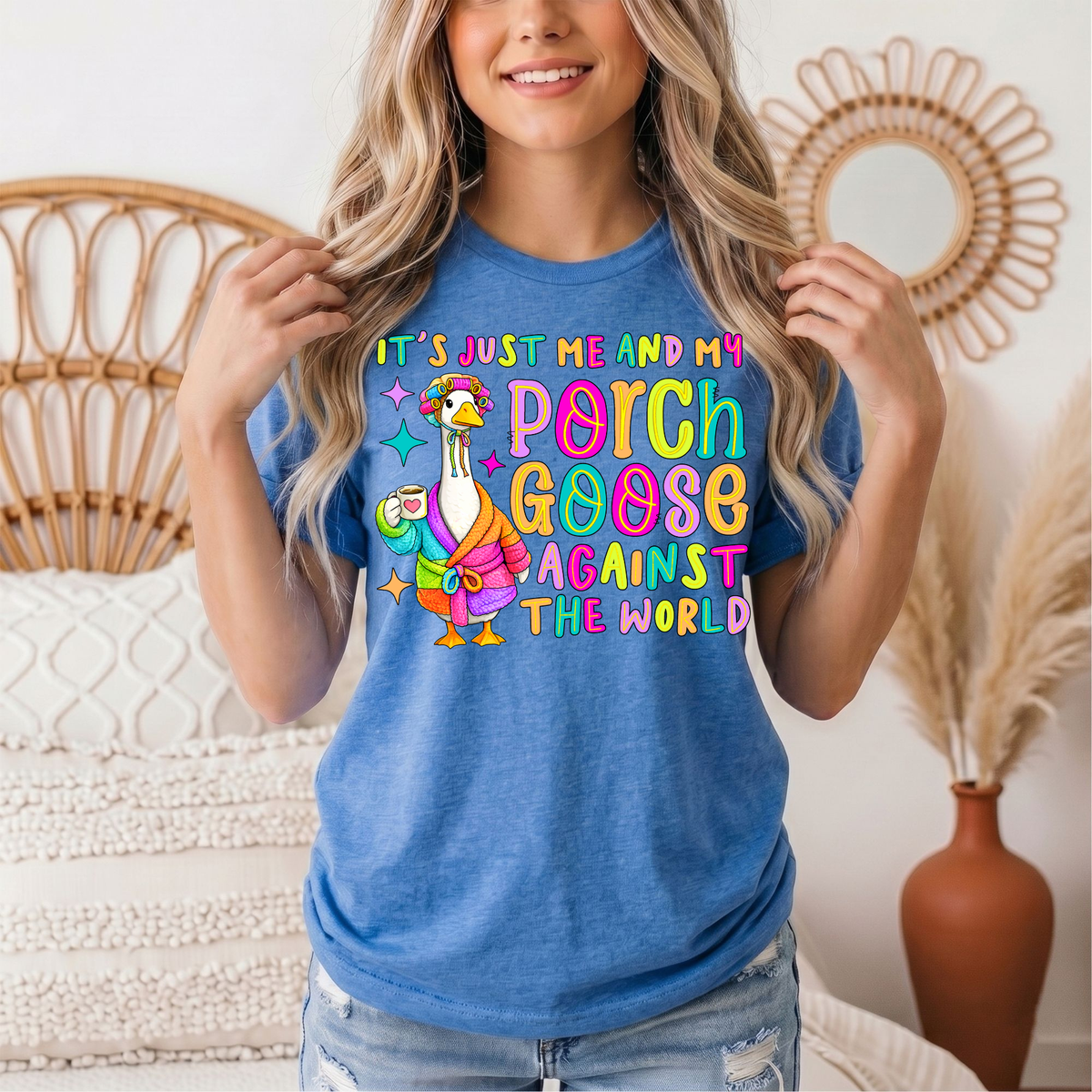 Me and My Porch Goose Against the World Graphic Tee