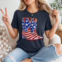 Rhinestone Boots Premium Graphic Tee