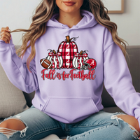 Alabama Crimson Tide Fall Is for Football Pumpkin Graphic Hoodie