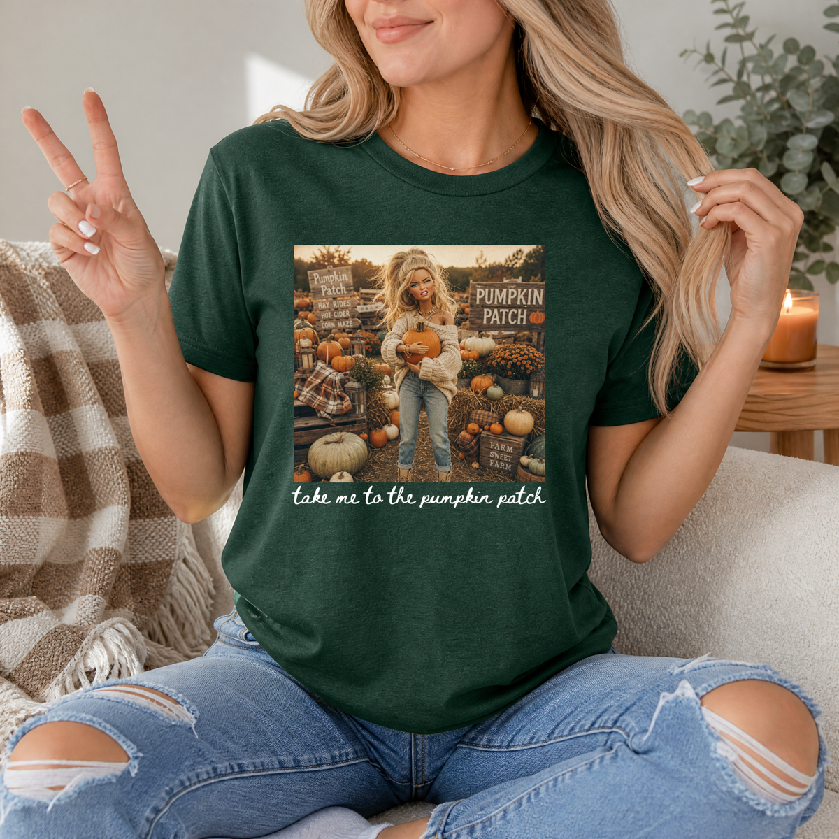 Take me to the Pumpkin Patch Premium Graphic Tee