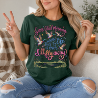 I'll Fly Away Flying Ducks Christian Graphic Tee