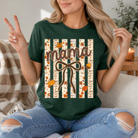 Striped Preppy Fall Premium Graphic Tee