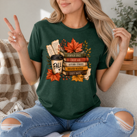 Fall & Bookish Cozy Premium Graphic Tee