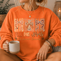 Fall For Jesus Crewneck Sweatshirt