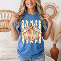 Mama Pumpkin & Spotted Bow Fall Graphic Tee