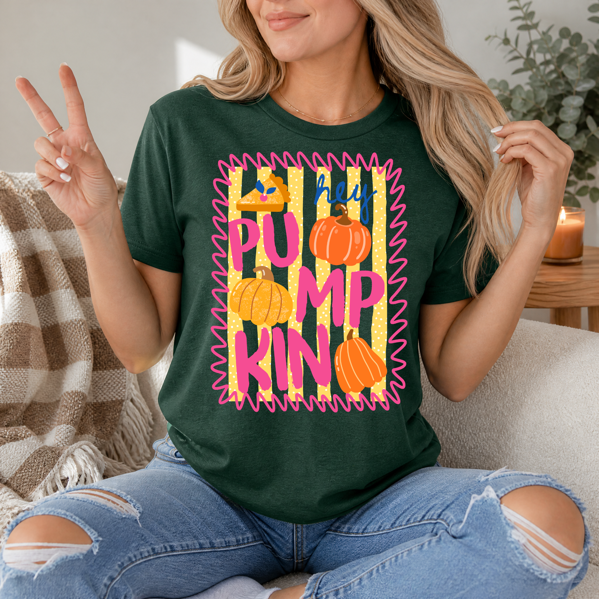 Hey Pumpkin Premium Graphic Tee