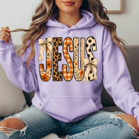 Jesus Patchwork Floral & Bow Graphic Hoodie