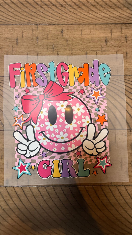 First grade girl