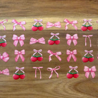 #507 Strawberry bows K's Krafty Barn