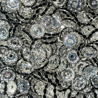 Black Rhinestone Spacer Bead Mix for Pens – Assorted Styles | Small Hole K's Krafty Barn