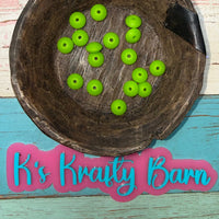 12mm Silicone Lentil spacers for beadable items-20pk K's Krafty Barn