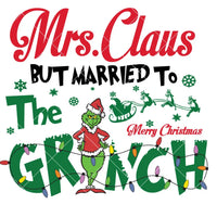 Mrs Claus but married to Mr Grinch K's Crafty Vibes Co.