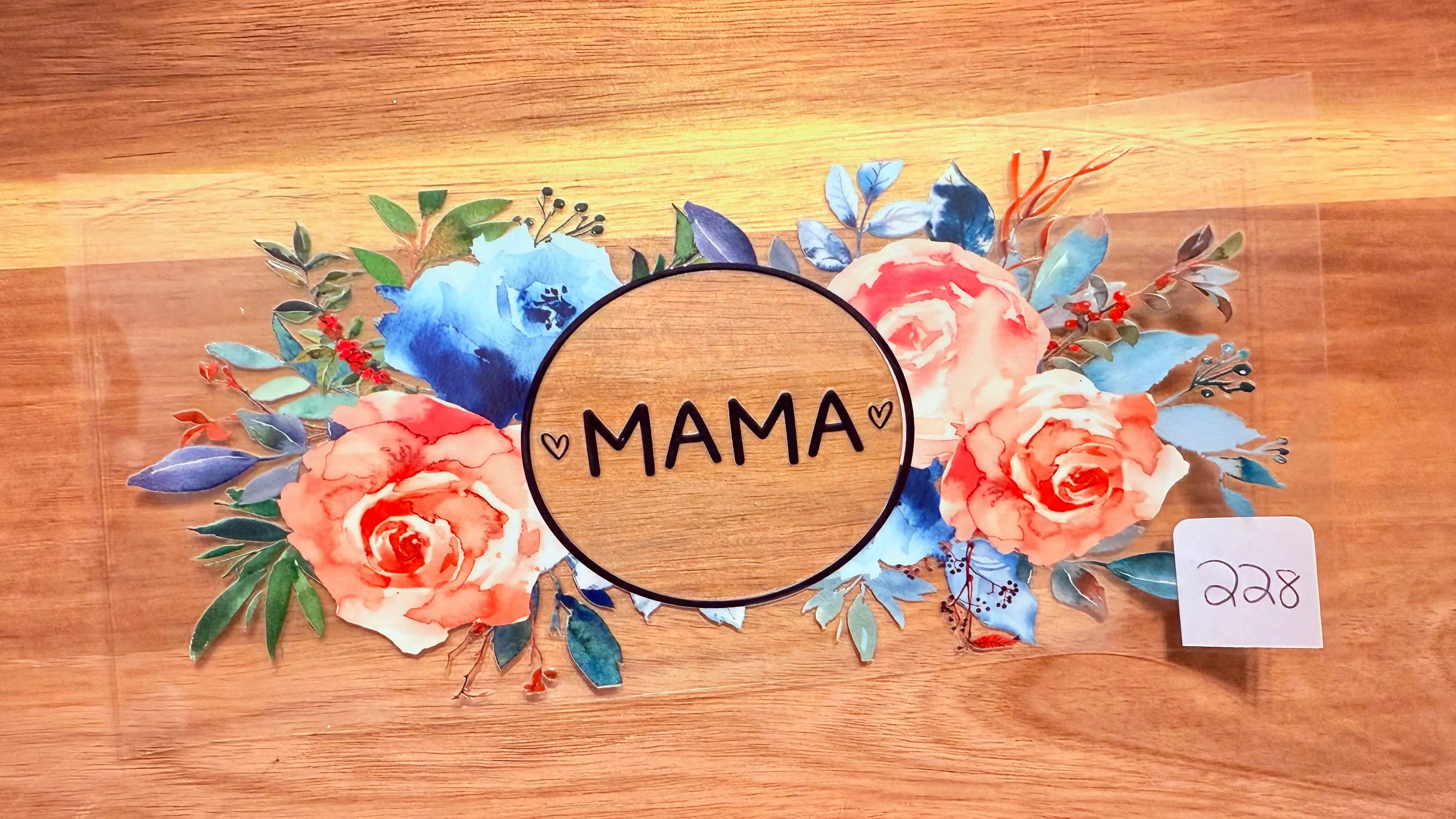 #228 Mama Circle Flowers K's Krafty Barn