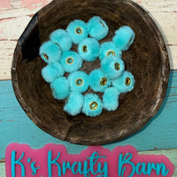20mm Fluffy Spacers for beadable items-10 pack K's Krafty Barn