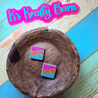 Silicone Focal Bead- Bad bit**es have bad days too K's Krafty Barn
