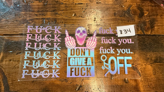 #834 Don’t give a F