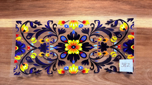 #382 Blue and Yellow flowers