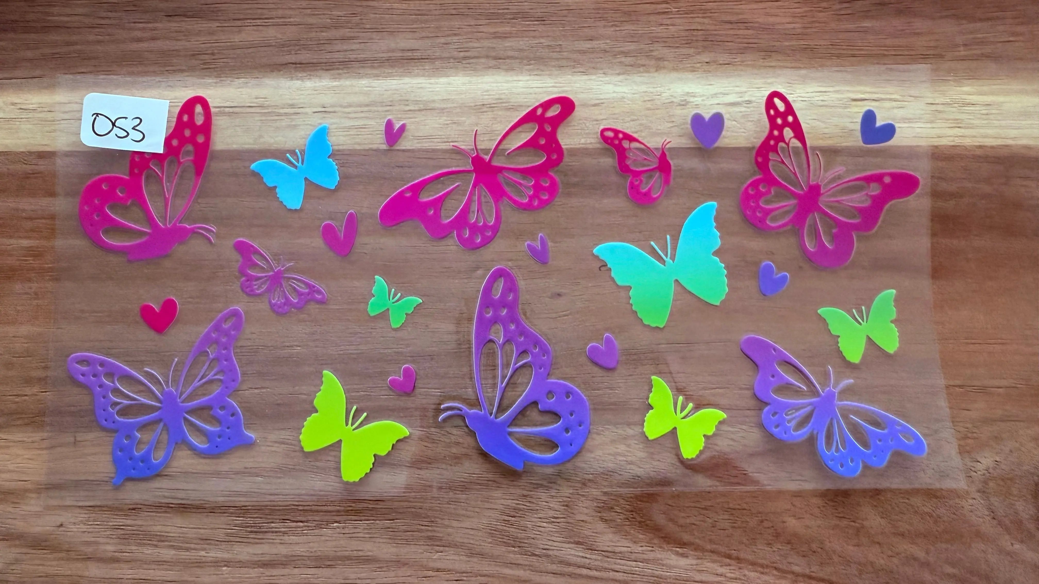 #53 Pastel Butterflies K's Krafty Barn