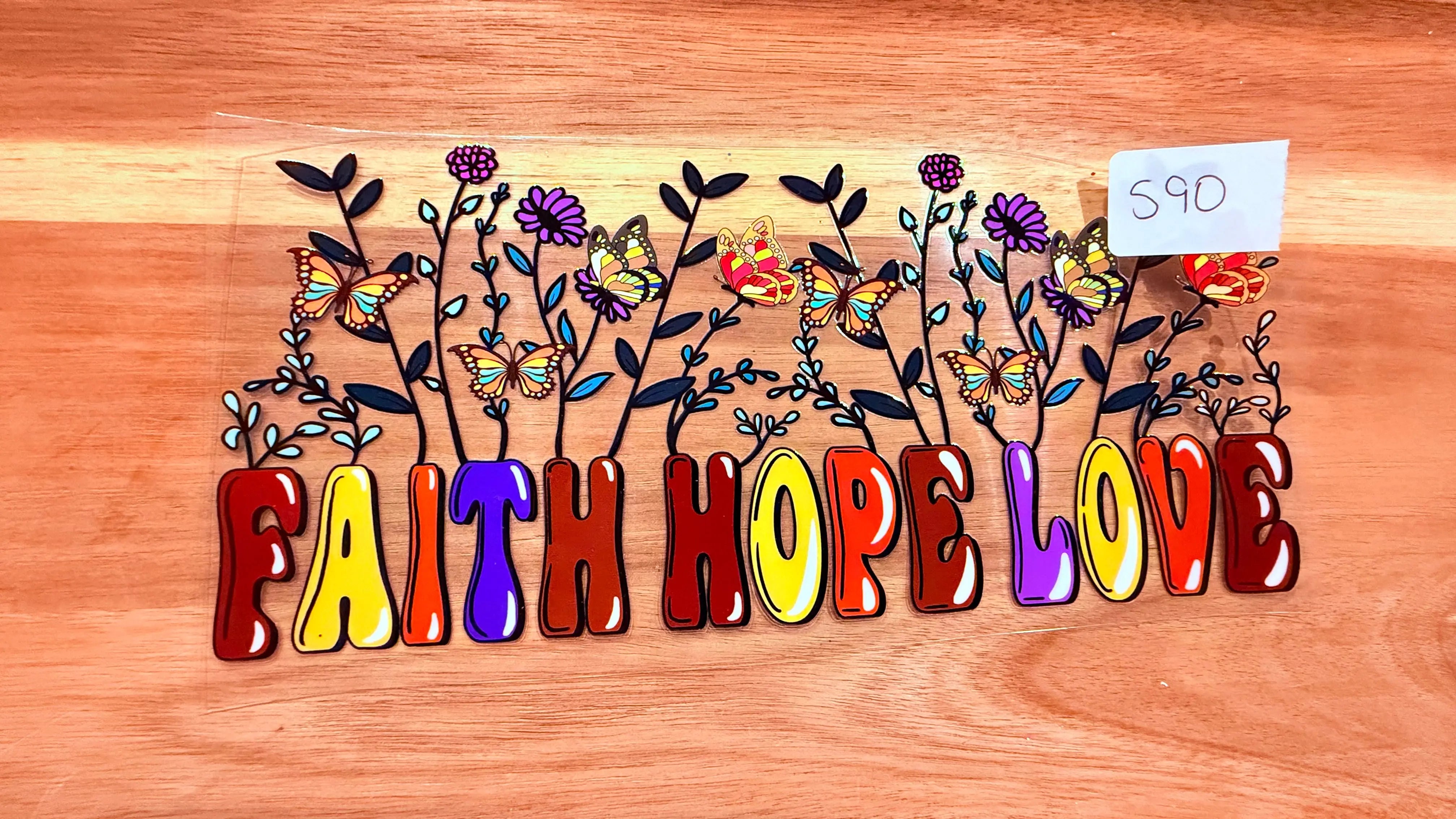 #590 Faith Hope Love K's Krafty Barn