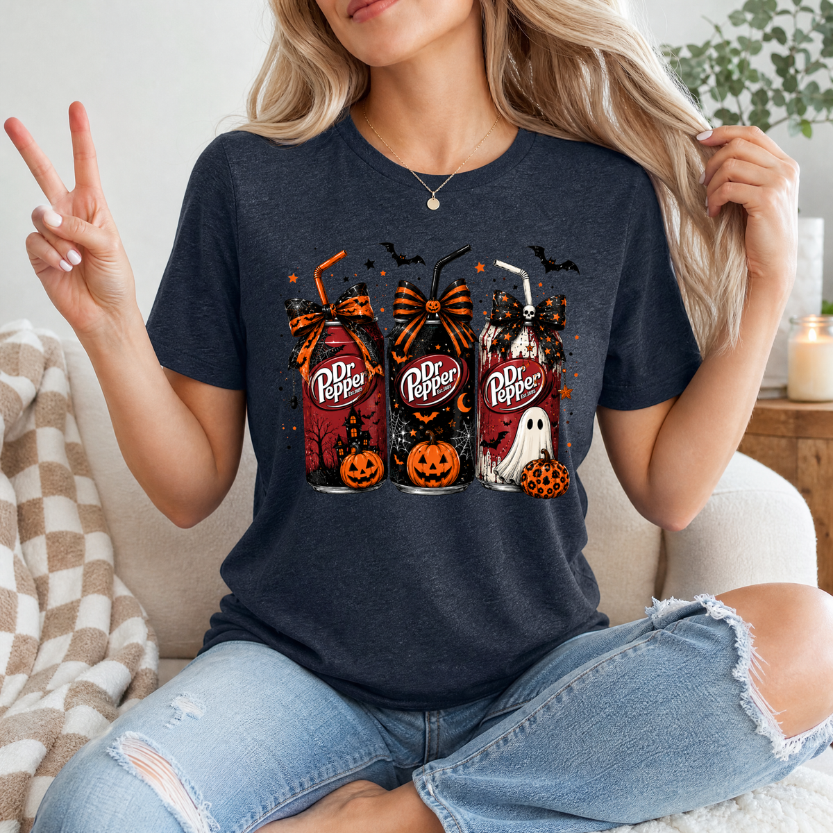 Halloween Soda Can Premium Graphic Tee