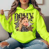 Dolly Bubblegum & Leopard Stars Graphic Hoodie