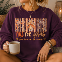 Fall For Jesus Crewneck Sweatshirt