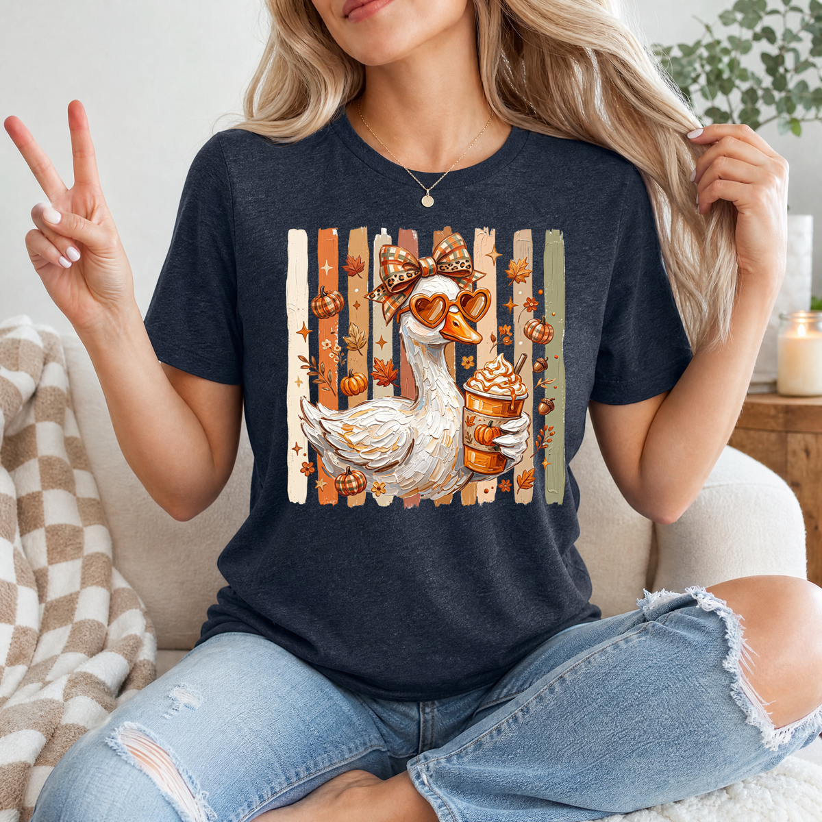 Pumpkin Spice Goose Premium Graphic Tee
