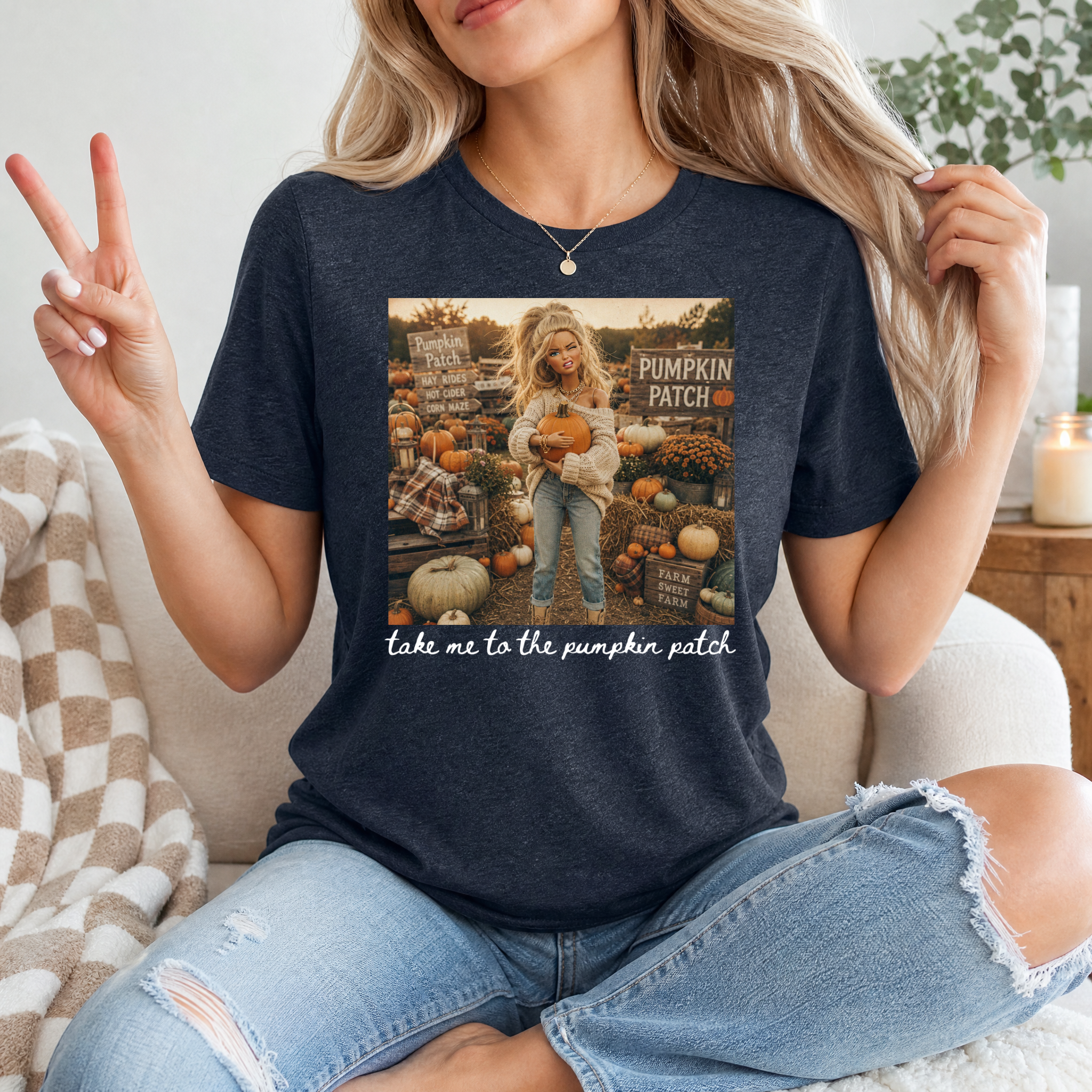 Take me to the Pumpkin Patch Premium Graphic Tee