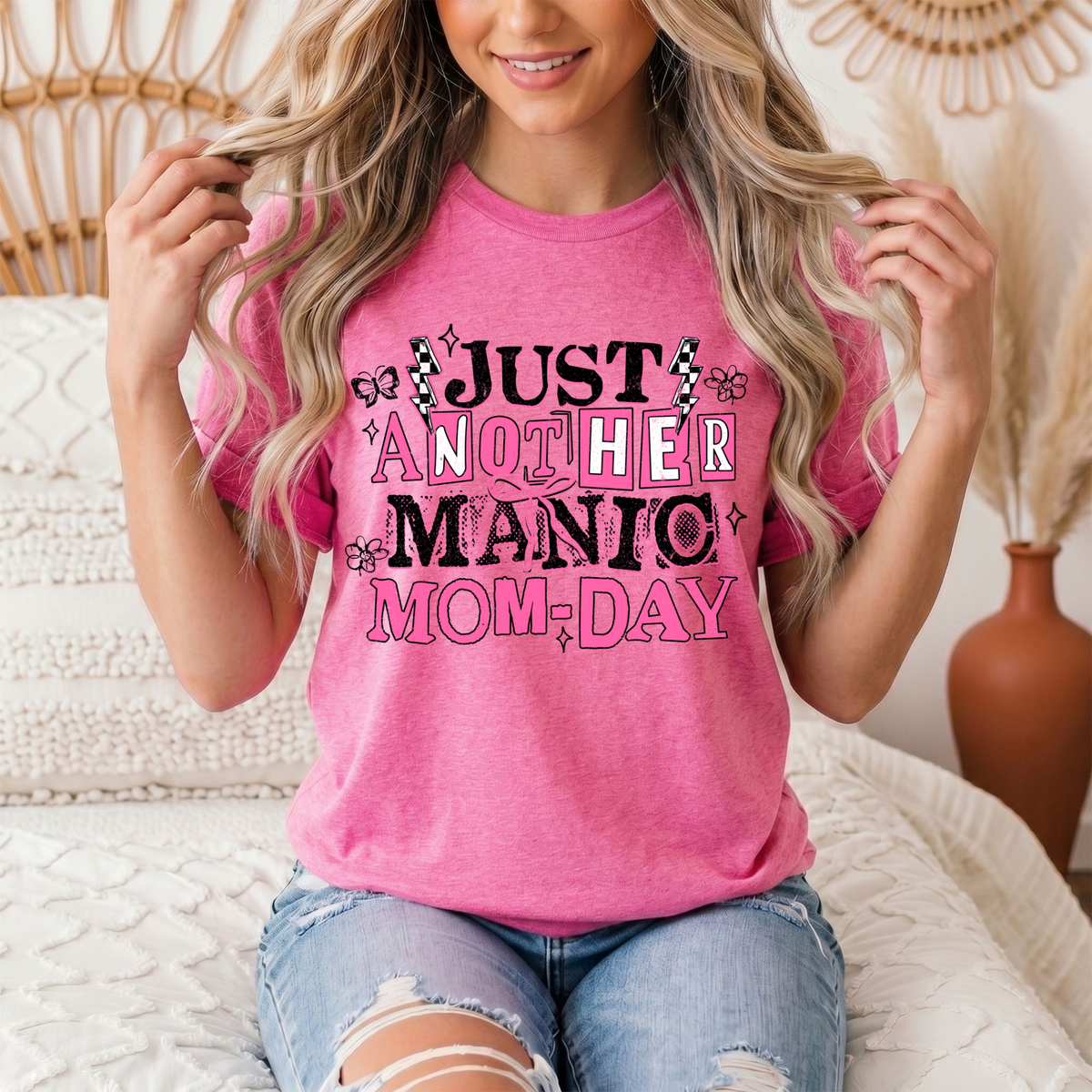 Just Another Manic Mom-Day Graphic Tee