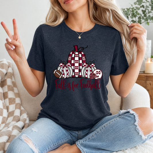 Fall Is For Football - Mississippi State Premium Graphic Tee