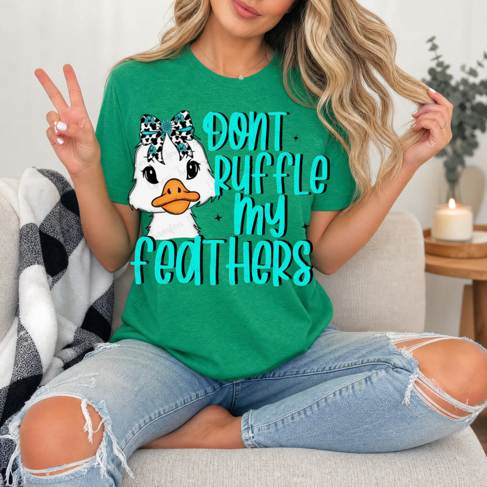 Don't Ruffle My Feathers Premium Graphic Tee