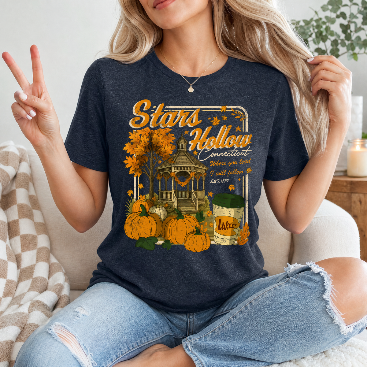 Stars Hollow Fall Premium Graphic Tee